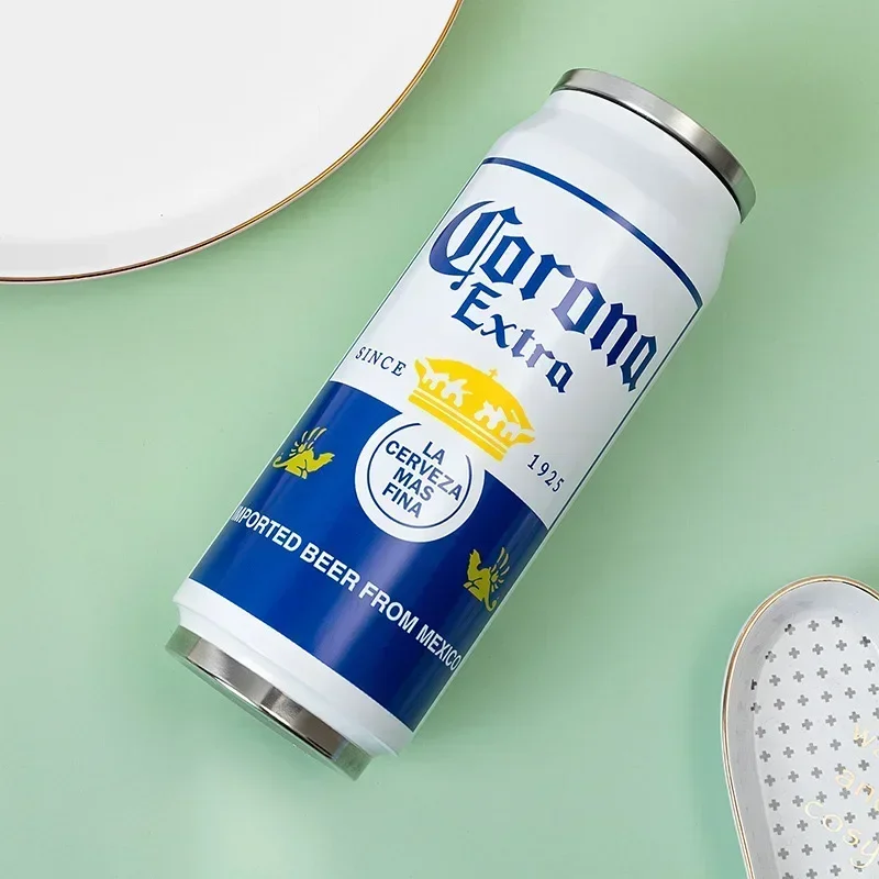 500 ml Thermos Cup 316 Nerezová oceľ dokáže udržiavať studenú copo de ceceja vákuovú izoláciu fľaše piva s jarom slamky Sus 316