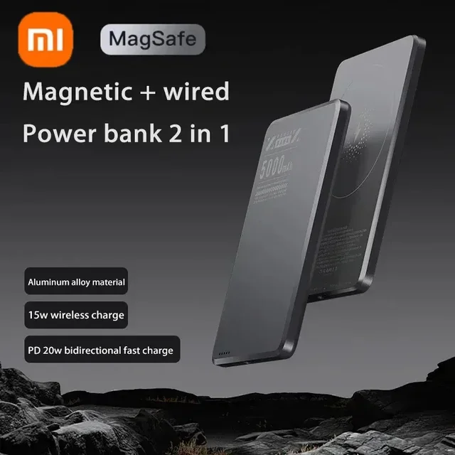 5000 mAh magnetickej energie Slim Wireless Powerbank Prenosná externá batéria pre Magsafe pre Xiaomi iPhone 16 15 Samsung