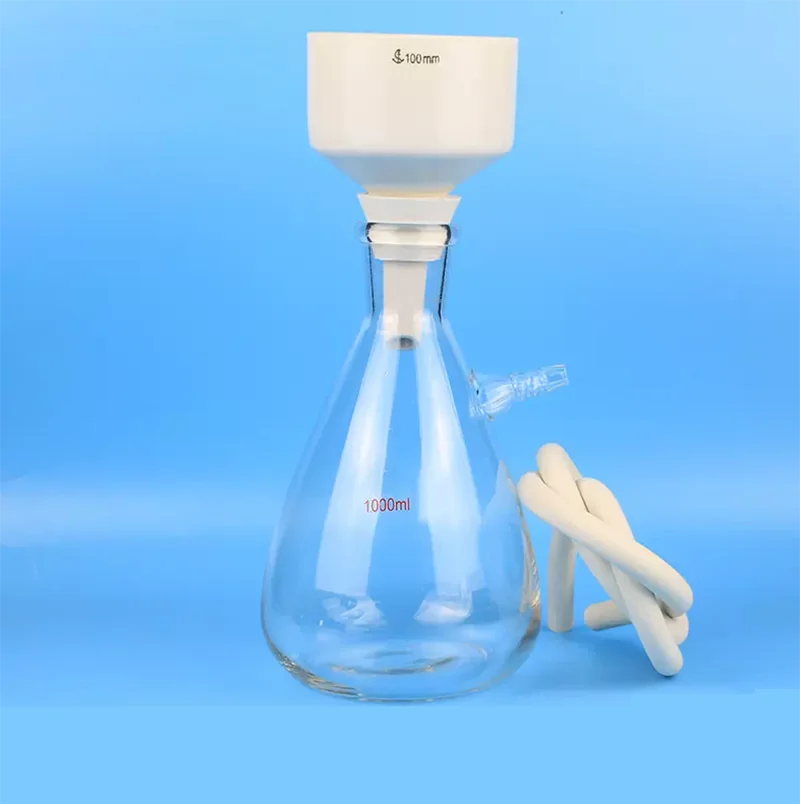 5000 ml pipettingová fľaša + 200 mm Buchner Funel + držiak lievika + hadica, súprava Filter Buchner Funnel, s hrúbkou stenou sklenenou bankou,