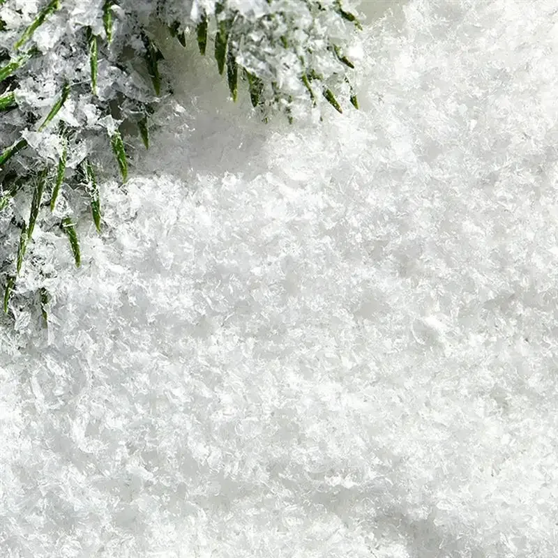 500G Vianočné umelé snehové prášok simulácia Snowflake Falošný snehový prášok Dry Snow Práškovú scénu vianočné dekorácie snehové vločky