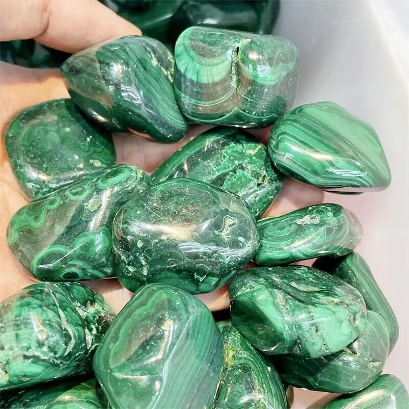 500G vysokokvalitné prírodné malachitové klesané kamene Crystal Reiki Lieda Gemstone Mineral Home Room Dekorácie