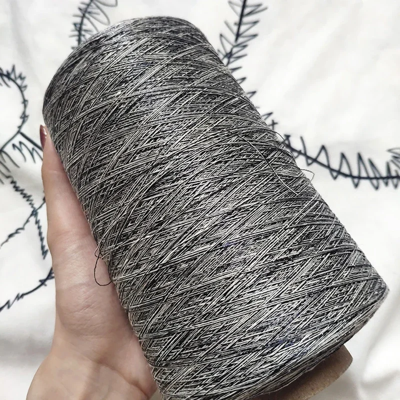 500G ľadová hodvábna bielizeň zmiešaná priadza na pletenie mierne lesklé letné háčkovacie vlákno Viskózová priadza Knit bunda