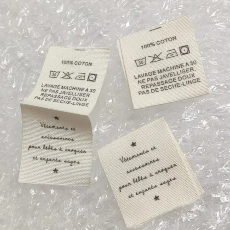 500ks na vlastnú starostlivosť štítok Print Cotton Handls Lavest
