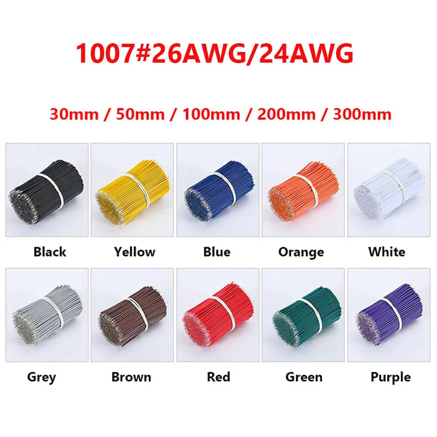 500ks po plechovej dosky DPS spájkovacej károvej spojky na spojku 1007 26awg 24awg plechový vodič DIY DIY