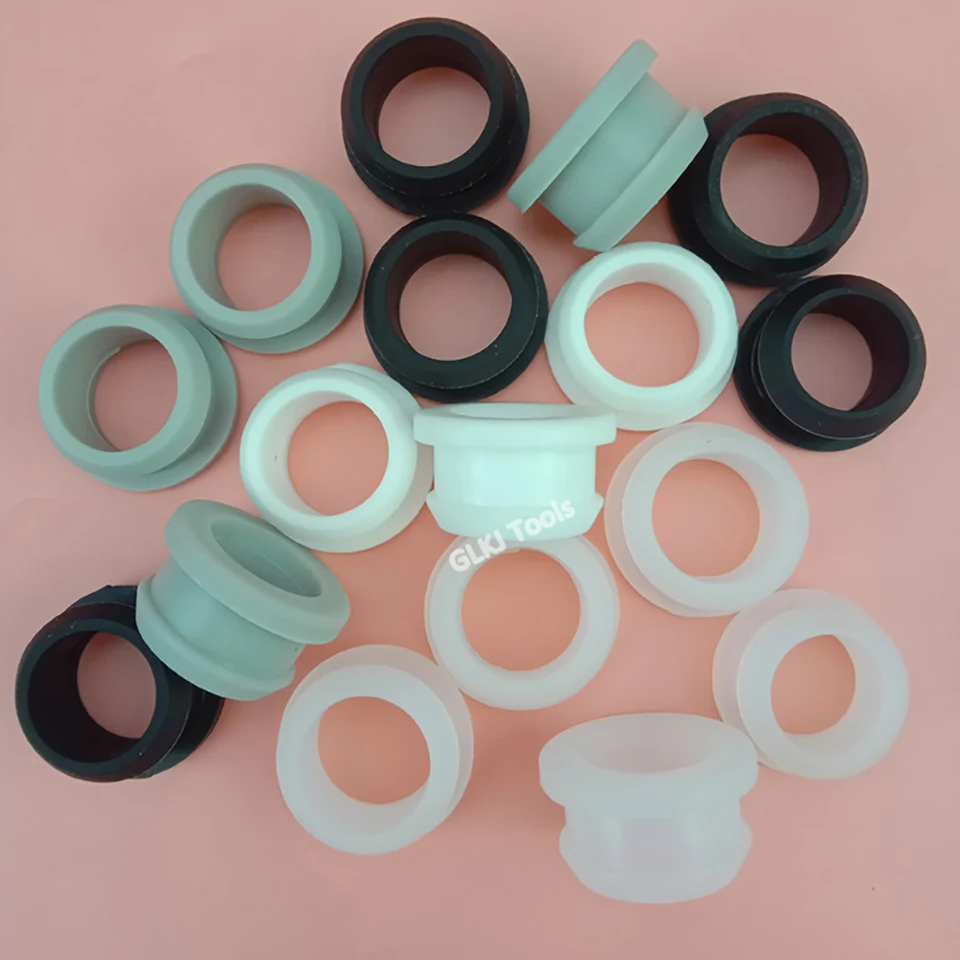 500ks/šarža 13,5 mm 22 mm Silikónové gumové uzávery cez otvor Plug Snap-On Grommet Wire Cable Chráni tesnenie tesnenia tesnenia