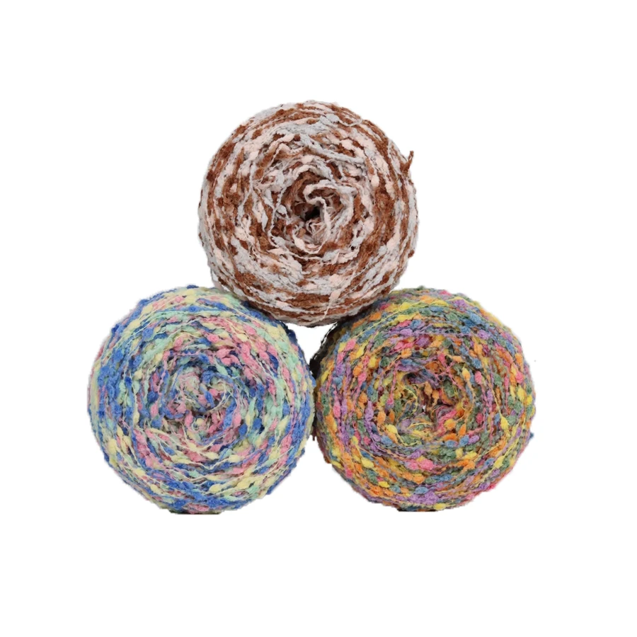 50G Polyester Fancy Special Worlt pletenie háčkovanie guľôčkovej priadze zafarbené chrysanthemum Cashmere