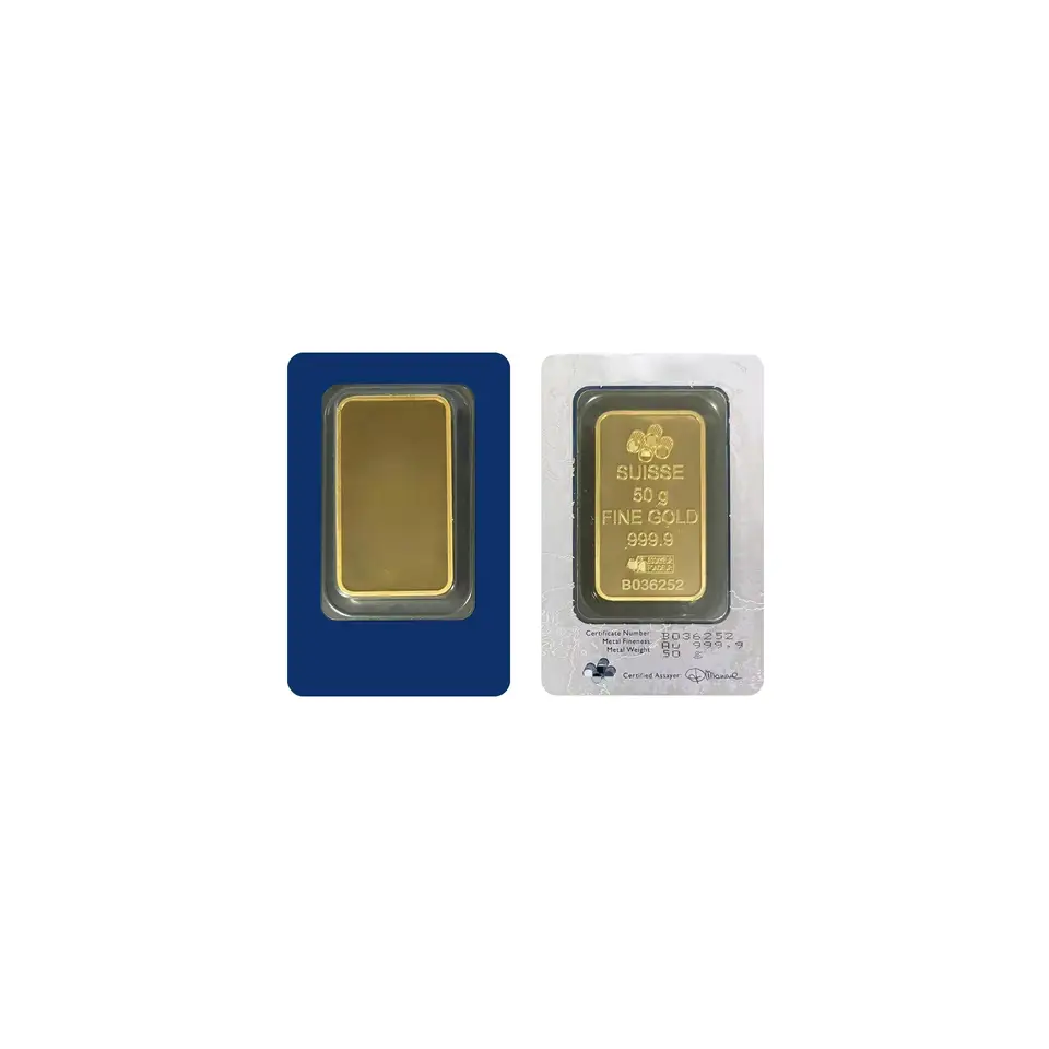 50g švajčiarska dáma zlatá bar 24k zlatú ingot s nanesený