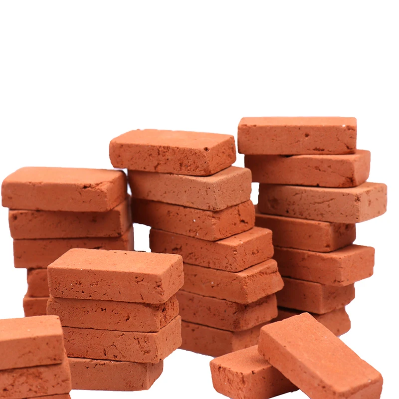 50ks 1/16 Dollhouse Miniature Simulation Brick DIY STAD TARBOR Krajina scenéria íl