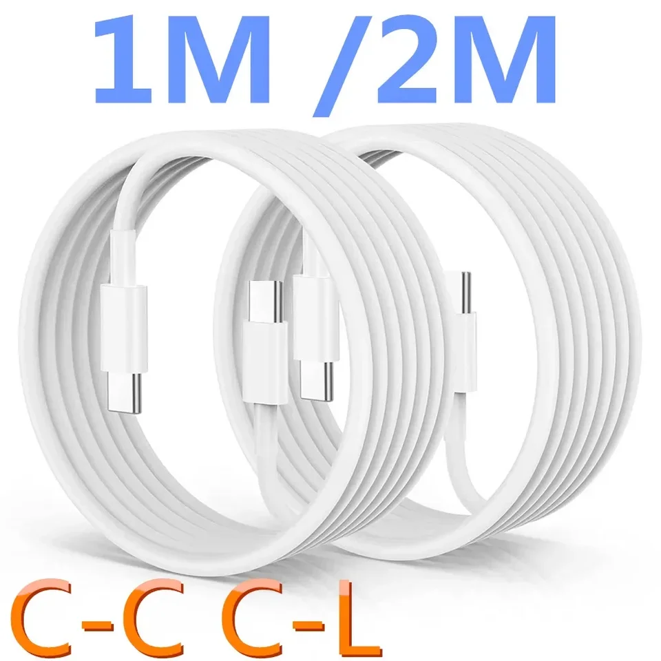 50ks 1m 2 m typ C na typ C USB-C 8pin Káble káblových káblov pre Samsung Galaxy S10 S20 S21 S22 S23 Huawei Telefón 12 13 14