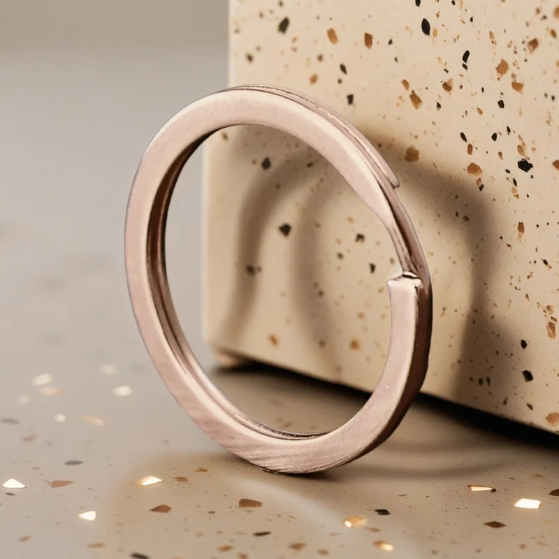 50ks 30x2.0 mm kovové ploché keychain bronz ružové zlato farebný kľúče kľúče retiazka Car Keychain Doplnky vianočné darčeky pre mužov Ženy