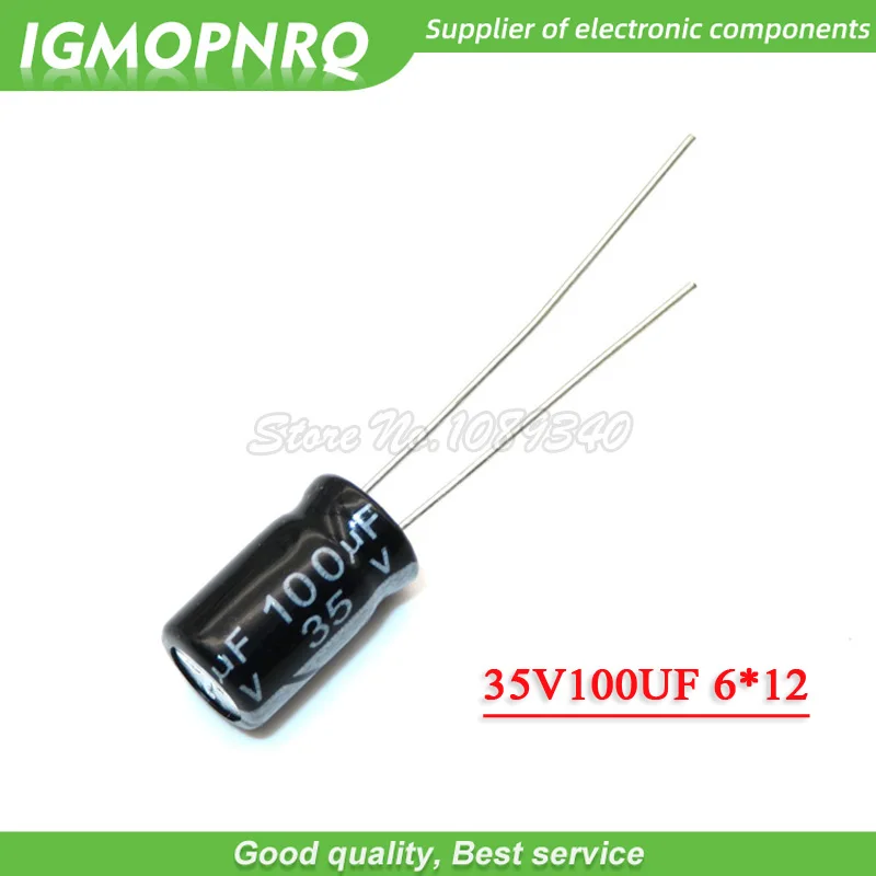 50ks 35V100UF 6*12 mm 100UF 35V 6.3*12