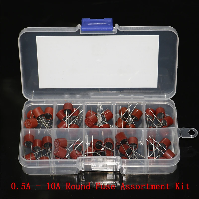 50ks 382 Blow Cylindrical poistky 0,5A 1A 1,25A 2A 3,15A 4a 5a 6.3a 8a 10a Amp pre LCD TV Power PCB 382 Kúpna o poisťovňa