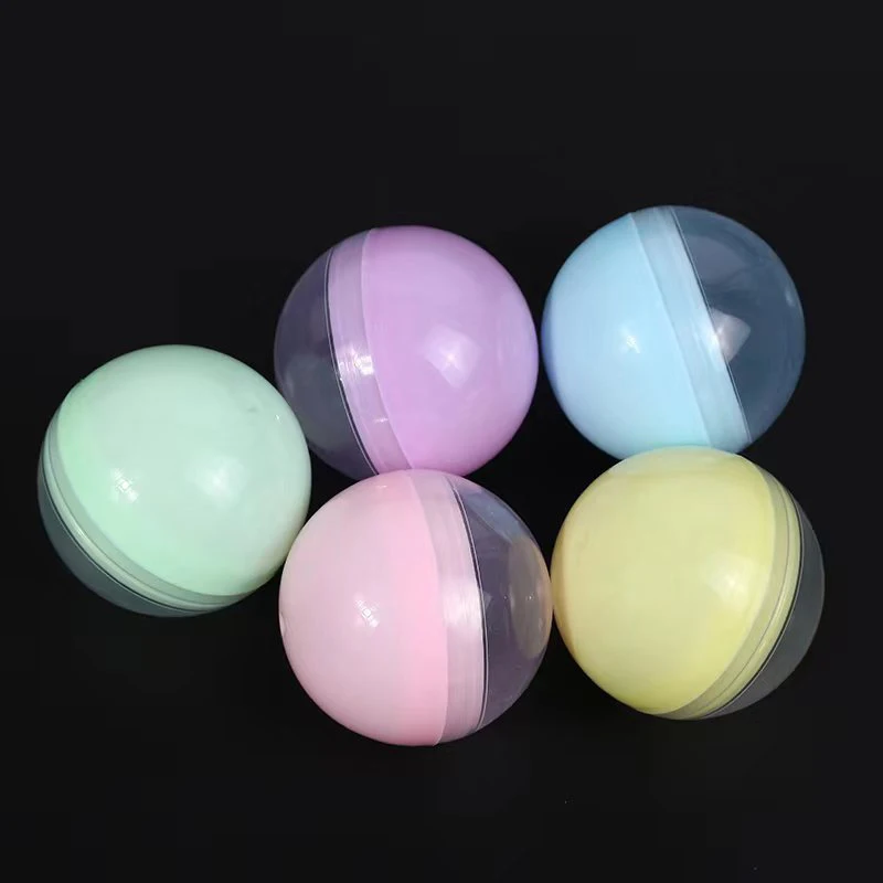 50ks 50 mm napoly priehľadné priehľadné napoly svetlo farebné kapsula Toy Egg Ball Gachapon postava gacha