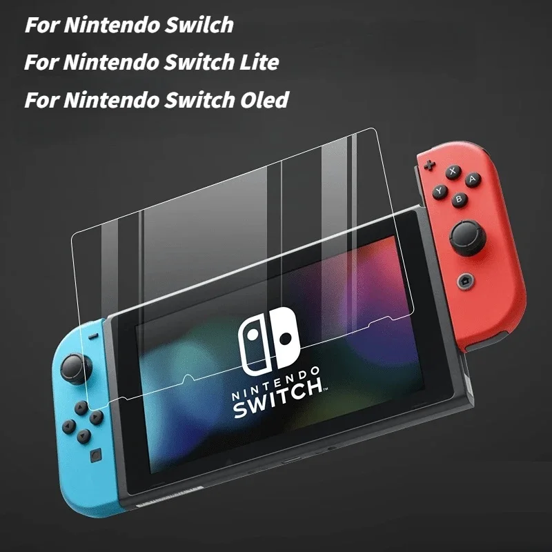 50ks 9H Ochranná sklenená sklenená obrazovka pre Nintendo Switch NS Ultra-tenký ochranný ochranný