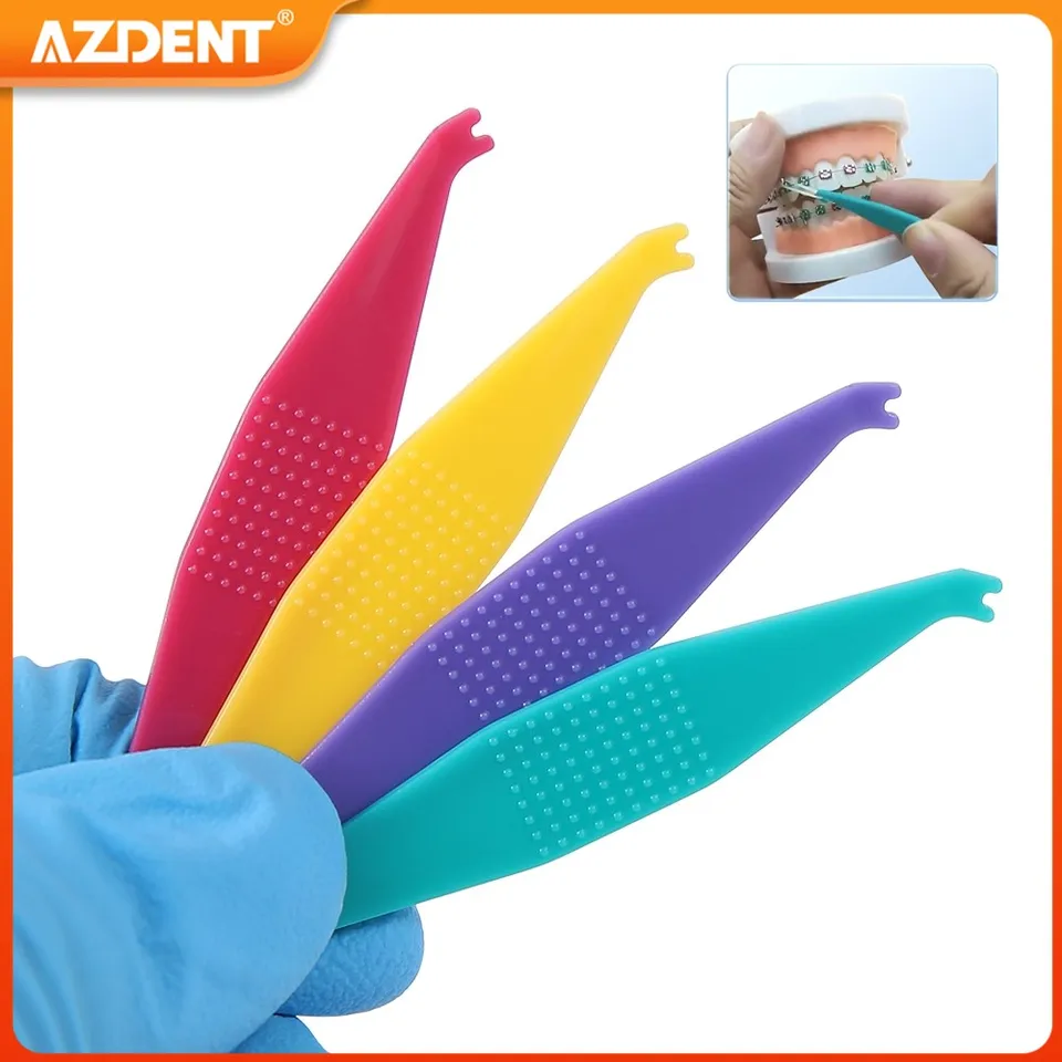 50ks Azdent Dental Ortodontic Elastic Gum Gume Placer Striedacie farby pre držiaky