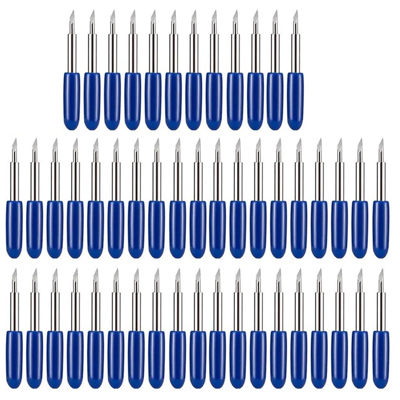 50ks Deep Cut Blades for Cricut Explore Air 2 Air Maker Expresia Vinyl Tkruba 60 stupňov rezacích lopatiek nahradenie