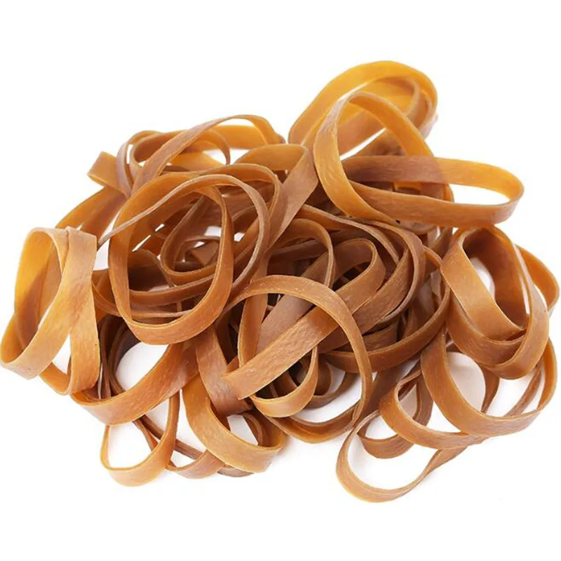 50ks gumové pásmo, 60x10mm roztiahnuteľné gumové pásy, držiak na stíhanie Elastických pásiem pre DIY Arts Crafts Dokument Organizácia
