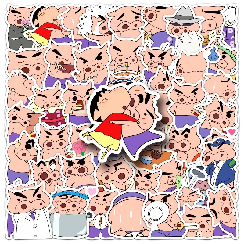 50ks karikatúra Cartoon Buriburizaem Sticker Luggage Fope Cup Stationery Mobile Phone Scooter Laptop Chladkovacia nálepka