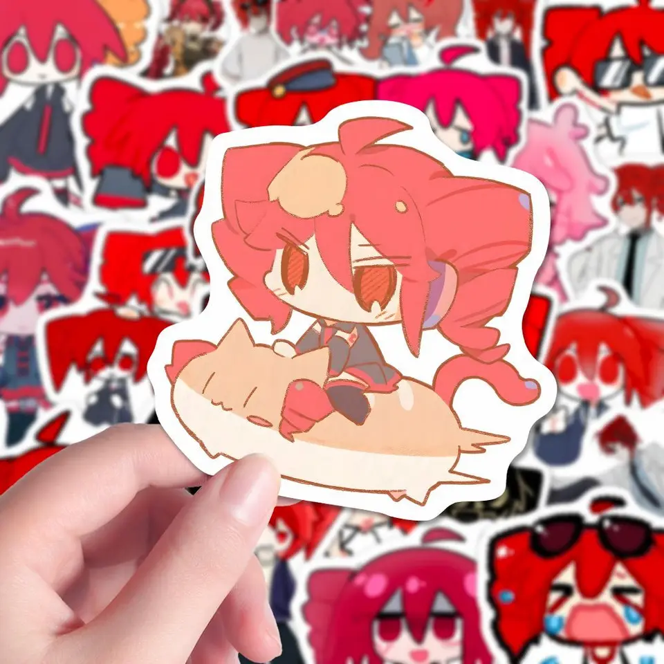 50ks kasane teto anime nálepky na vodné poháriky puzdro na telefón počítačový batoh skrinky pre domácich majstrov