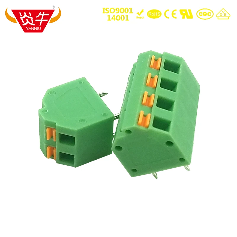 50ks KF250NH 5,08 mm 2p ~ 12p PCB pružinové bloky DG246 2PIN ~ 12pin SPTA 1/ 2-5,08 1751163 Phoenix Contact Degson Kefa