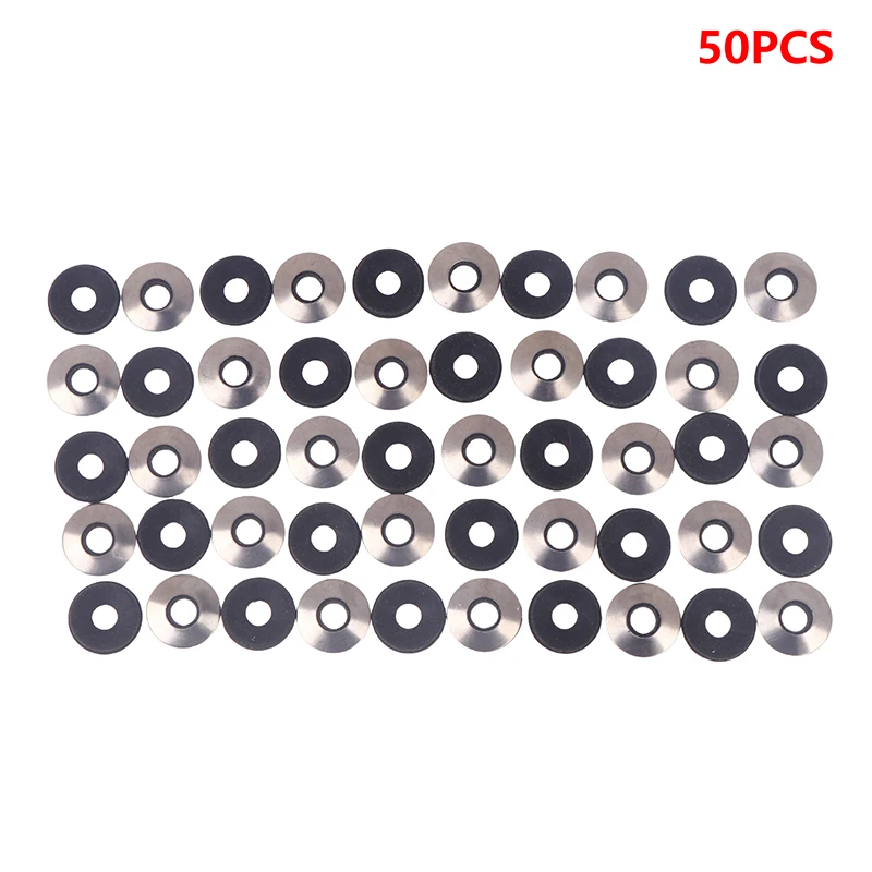 50ks kompozitné vodotesné tesnenie z nehrdzavejúcej ocele Anti-Loose Anti Slip Washer Drill Tail Screck Strešné podložky M4.2/4,8/5,5/6.3