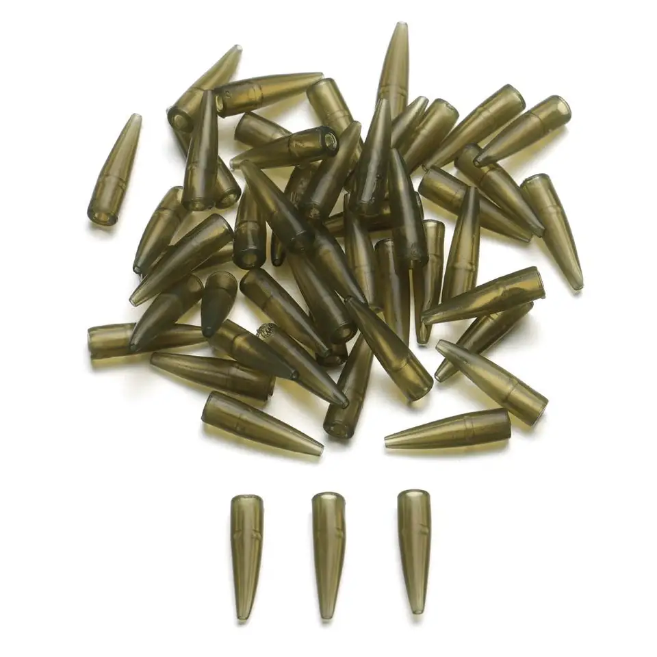 50ks mäkký protivozdranný rukávový gumový kužeľ pre CHOD Helikoptéra Rybárska metóda Feeder Feeder Príslušenstvo Micro Carp