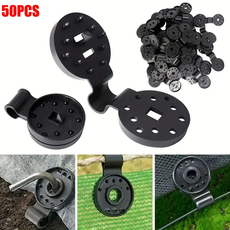 50ks plastové záhradné dodávky slnečnice slnečno fixačný klip skleníky tieň anti-vták plot Stan Canopy Shade Clips