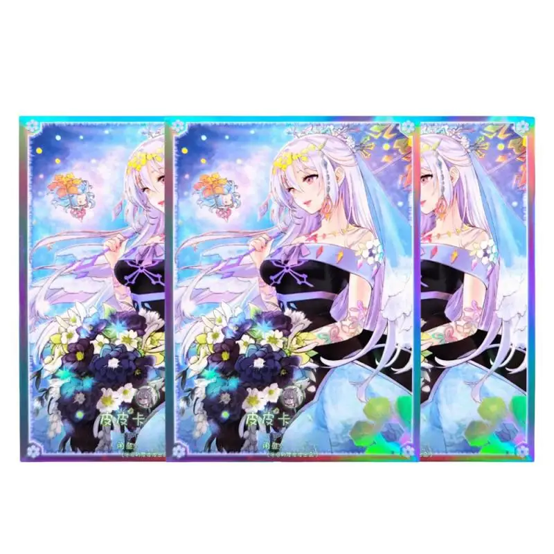 50ks/set yu gi Oh Card Sleeve slzy Rikka kráľovná samostatne vyrobená laserová verzia farebná karta pre domácich majstrov