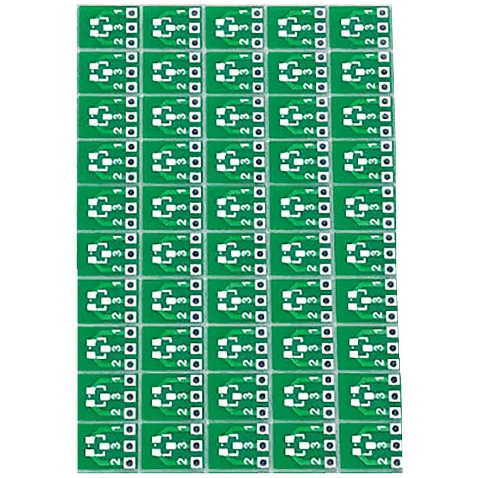 50ks SOT23 SOT23-3 Turn SIP3 Dvojitá SMD SMD Turn DIP SIP3 Adaptér prevodník doska SOT SOP IC Socket PCB doska DIY DIY