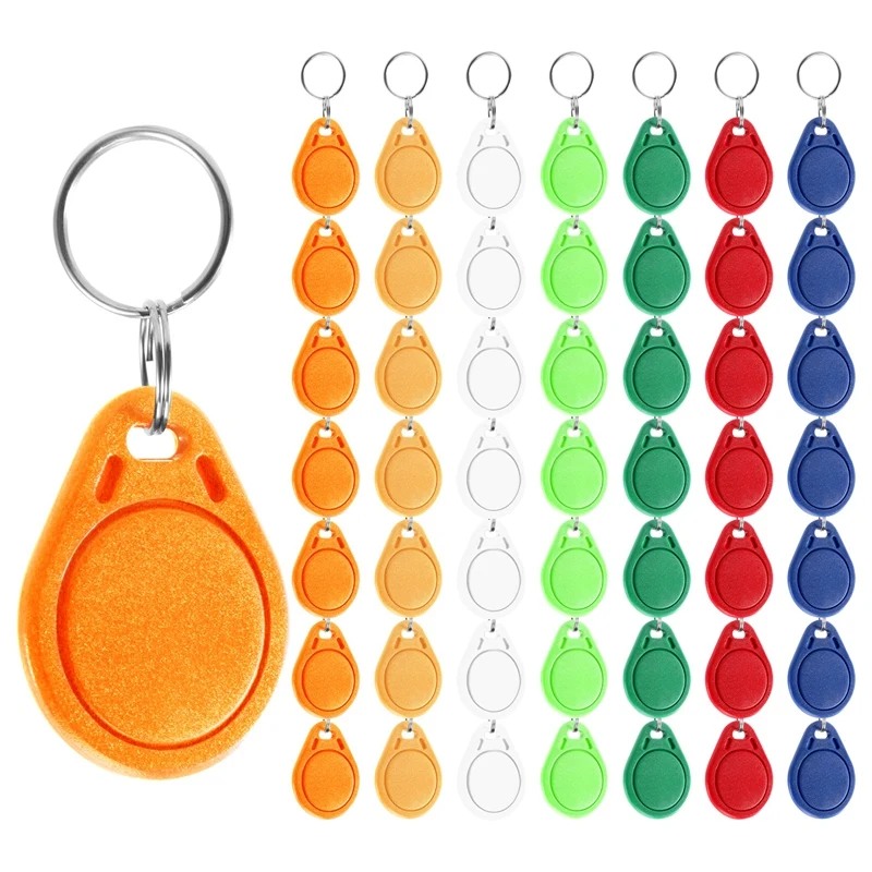 50ks UID 13,56 MHz Block 0 Sektor zapisovateľné IC karty Clone Changable Smart Keyfobs Key značky 1K S50 RFID Control Control Access Control