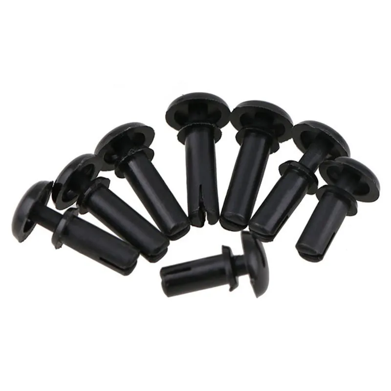 50ks čierny nylonový nitový tlačný typ plastový klip PC Board Fixing Clip Žena Nivet R3545 R3550 R3555 R3560 R3570 R3580 R4050 R4060