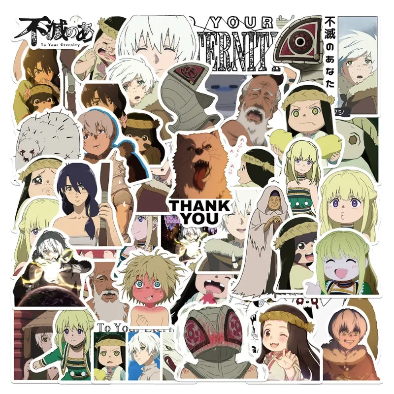 50ks ‌‌ do vašej večnosti anime nálepka na batožinu vodný pohár Stationery Mobile Phone Scooter Laptop Chladkovacia nálepka