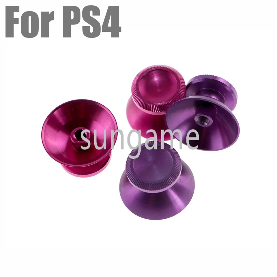 50sets = 100ks kovový analógový joystick palec palica Grip Cap pre Sony PlayStation 4 PS4 Xbox One Tald