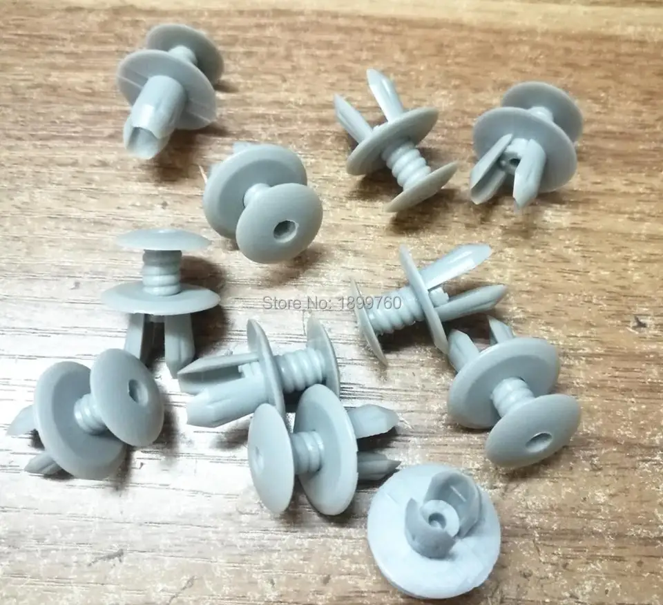 50x / 100x / 500x OEM Dverové sponky na panel Panel Panel Fixovanie pre VW Candy Transporter T4 a T5 svetlo šedý 70186729901c