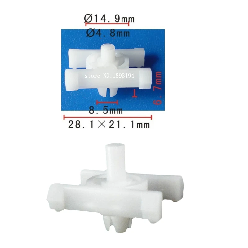 50x / 100x OEM Rocker Panel Panel Forming Clips Montážne držiaky pre BMW 51131829904, 51 13 1 829 904 51136440146