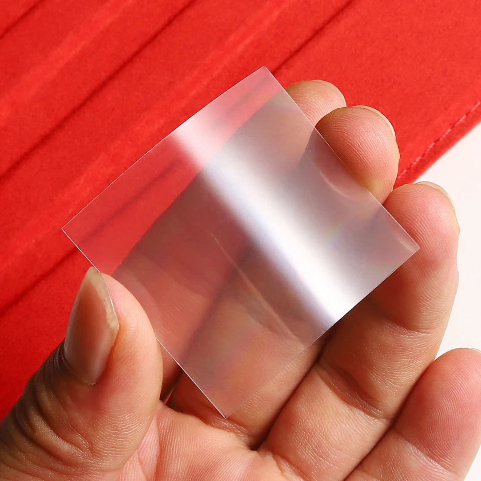 50x40 mm PET HOLOPRICAL TRASMISMIS DIFRACTION mriežka spektrálnej spektrálnej spektroskopie Demonštrácia 50 100 300 500 600 riadkov