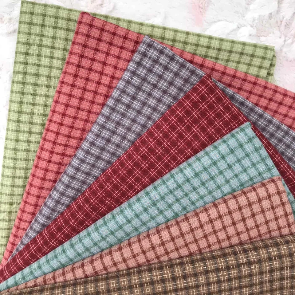 50x70cm prvé farbivo prvé farbivo tkanú bavlnu Plaid Brotchwork prešívaná remeselná tkanina