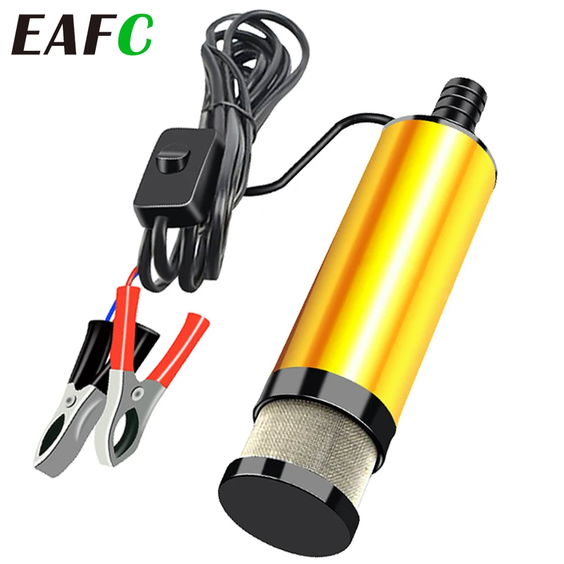 51 mm 38 mm automobilové čerpadlo Elektrické olejové čerpadlo 12 V 24 V na čerpanie nafty Oil Voda ponorné hliníkové zliatiny zliatiny Prenos paliva Prenos čerpadla