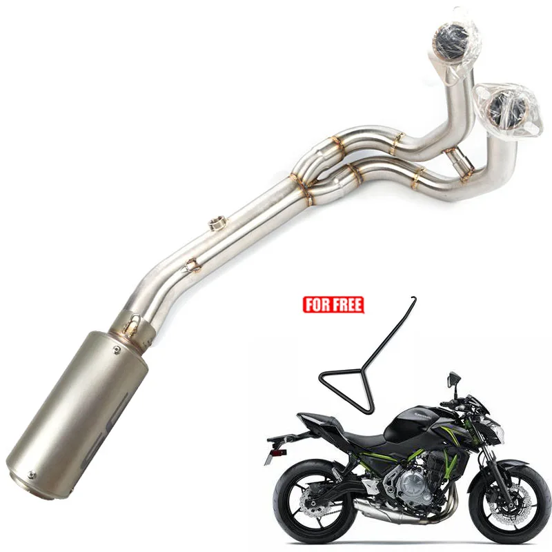 51 mm Nový výfuk motocykla Úplný systém hlavičky systému pre kawasaki Ninja 650 Z 650 ninja/z 650 s výfukom