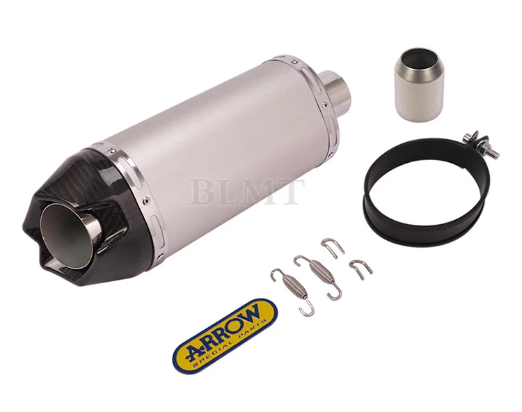 51 mm Universal Arrow Motocykel výfukový únik Moto uhlíkové vlákno pre vojvodu 690 Z900 MT07 R15 TMAX560 Z900 Z400 MT07