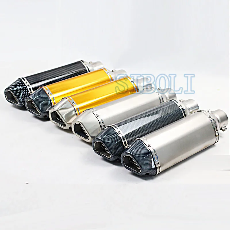 51 mm univerzálny motocykel Výfukový potrubný rúrka TUMPLE ESCACE RACing Scooter GY6 ATV pre PCX MSX BWS 125 150 Pitbike Aerox YZF R125