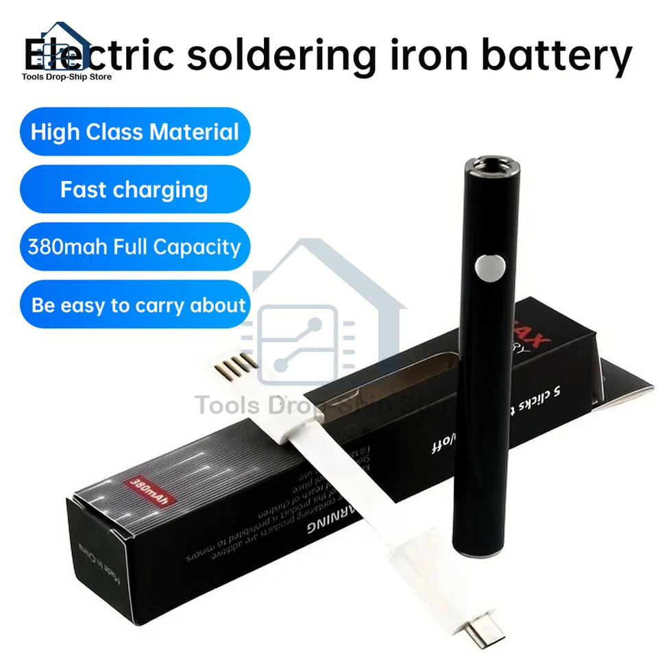 510 Závitové batériové pero 380 mAh s nabíjacím portom Micro-USB, kompatibilné s 510 kazetou, keramickým elektrickým vyhrievaným horúcim nožom