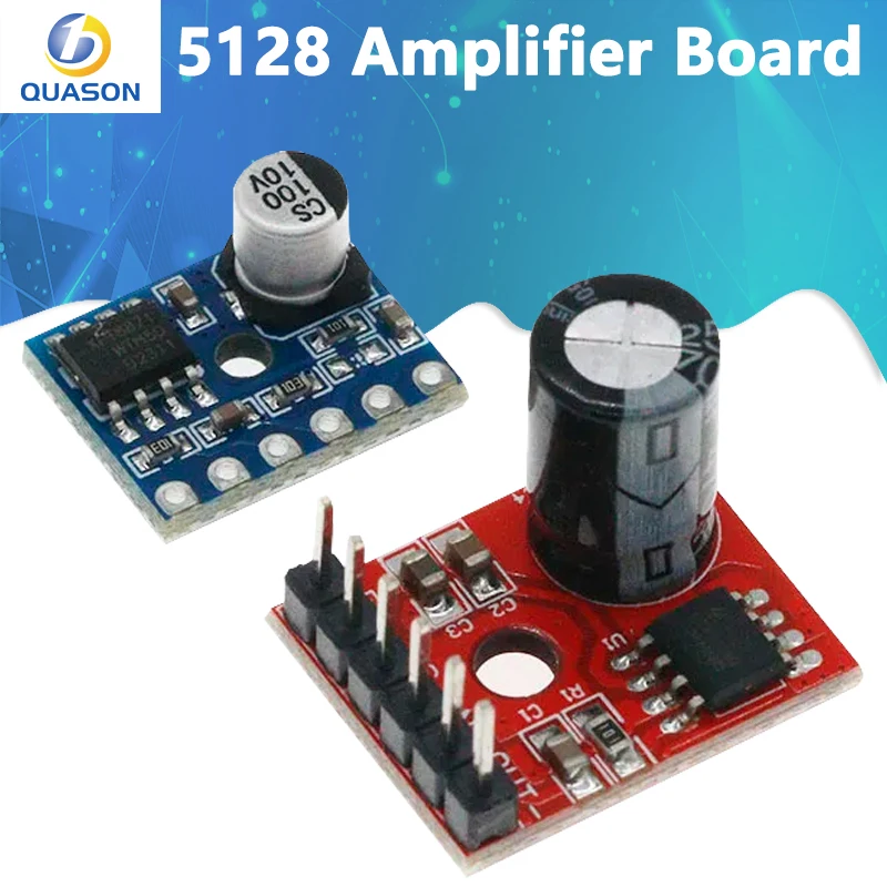5128 Zosilňovacia doska 5W triedy D Digitálna zosilňovacia doska Mono Audio Modul Nízke skreslenie vS88715V DC2.5-5.5V LTK5128 Trieda AB