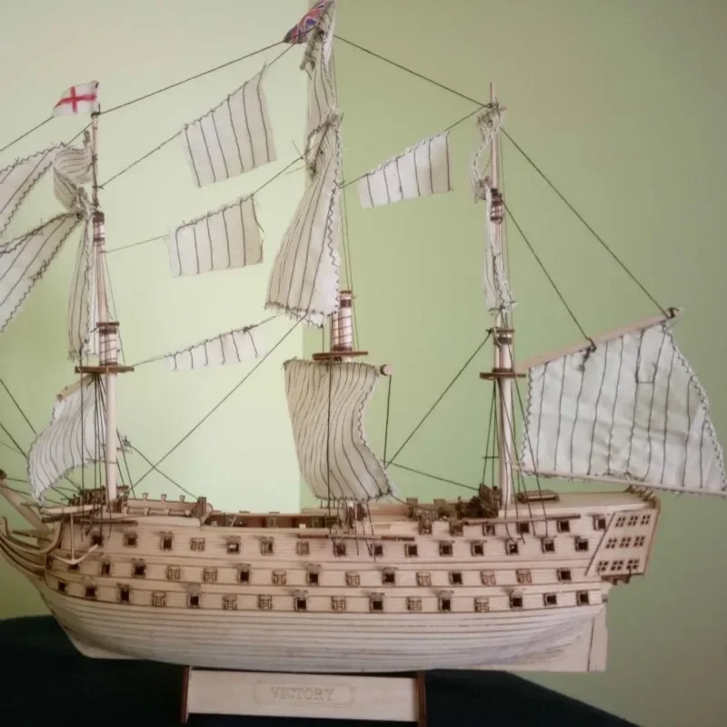 52 cm dlhé domáce zvieratá Zhromaždené víťazstvo Royal Navy Loď plachetnica plachetnica lode dekorácie hračky pre deti staroveké plachetnice model