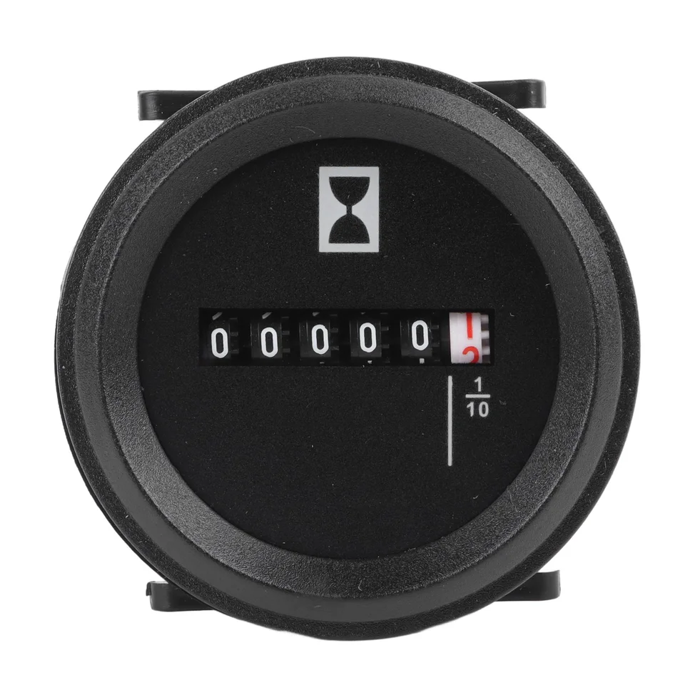52 mm hodinový meter presný stabilný časový monitorovanie kremeňa Hour Gauge pre rýpadlá traktory Quartz Hour meter HOURMETER