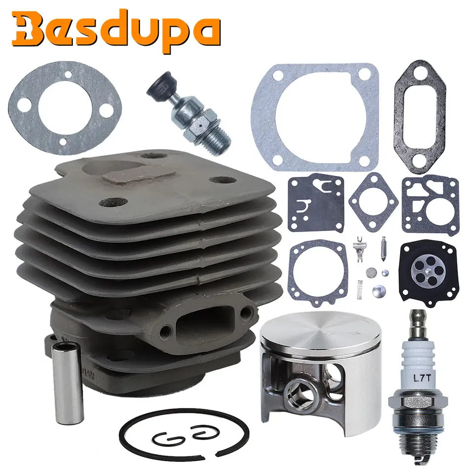 52 mm Nikasil valcová súprava na tesnenie piestov pre Husqvarnu 268 272 272K 272xp 61 Chainsaw 574331601 503758172
