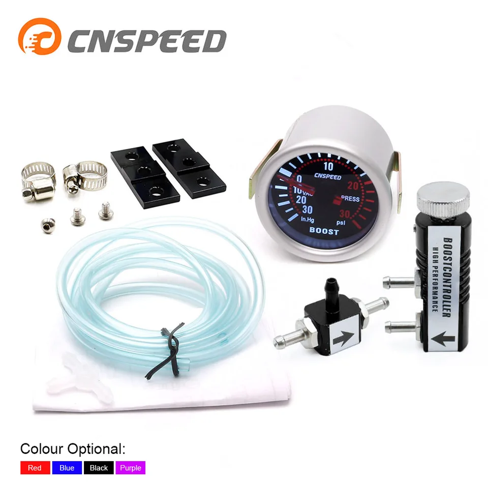 52 mm posilňovač PSI s turbo con valcovými súprava 12v závodný automobil turbo posilňovač auta meracieho merača YC101309