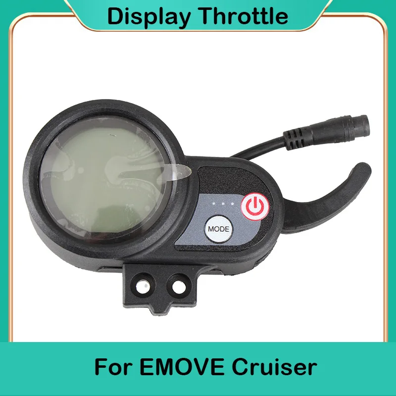 52V 6 PIN škrtiaca klapka pre EMove Cruiser Electric Scooter Dashboard Speed ​​Displej palcových náhradných dielov