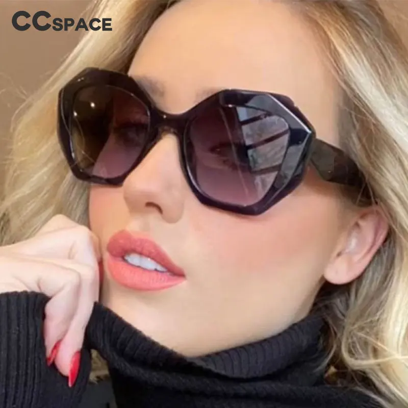 53378 Slnečné okuliare značky Veľký rámec Cat Cat Eye Fashion Men Dámske odtiene UV400 Vintage okuliare