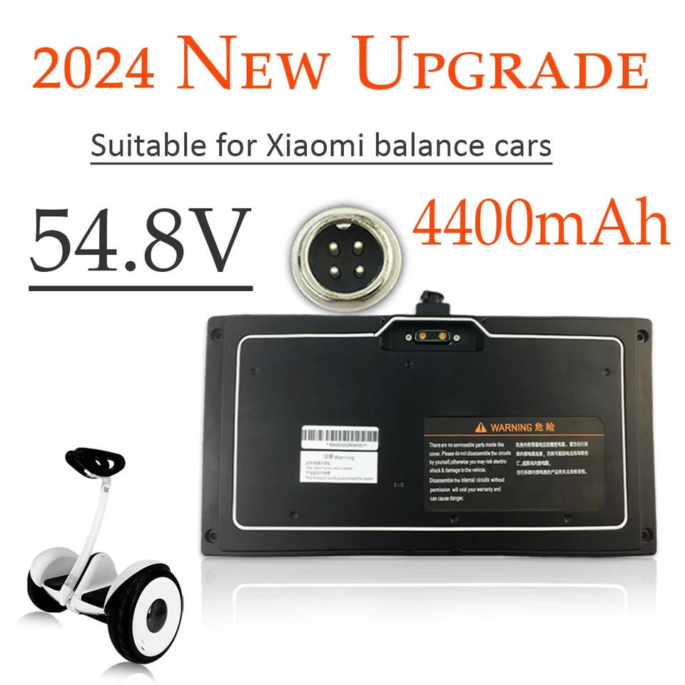 54,8 V 4400 mAh 4-kolík-li-iónová batéria je možné pripojiť k aplikácii, vhodné pre vyváženú batériu Xiaomi č. 9